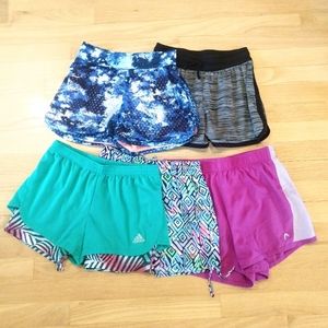SOLD Girl's L Athletic Sport Shorts Lot